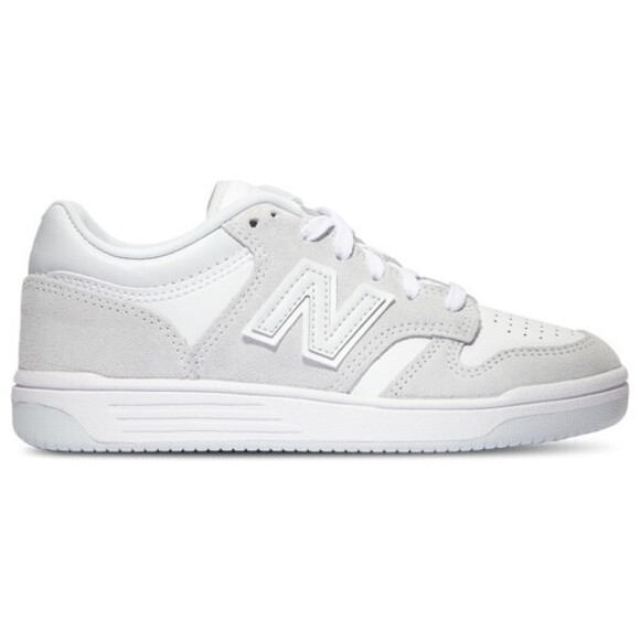 New Balance 480 - Boys' Preschool White/Grey 12